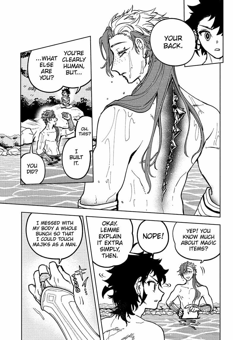 Ichi the Witch Manga Chapter 24 page 11 - Gokuraku and Male Witches