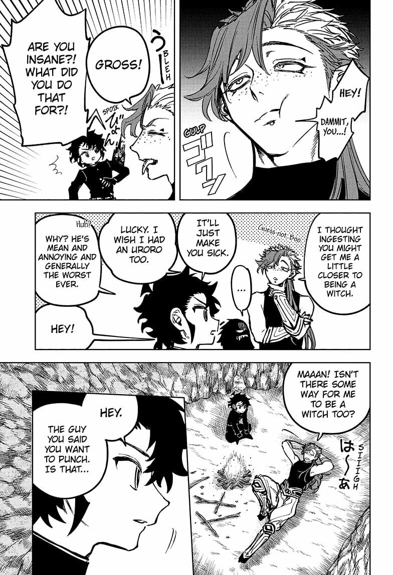 Ichi the Witch Manga Chapter 24 page 17 - Gokuraku and Male Witches