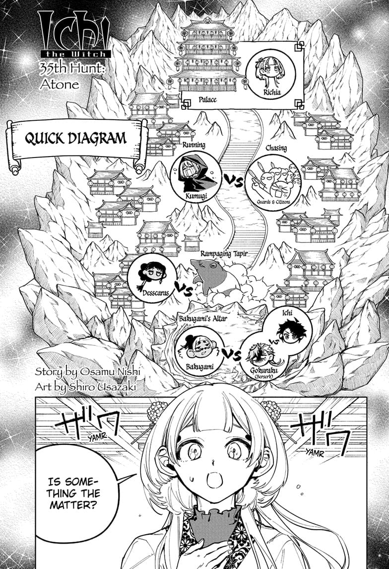 Ichi the Witch Manga Chapter 35 page 1 - Atone
