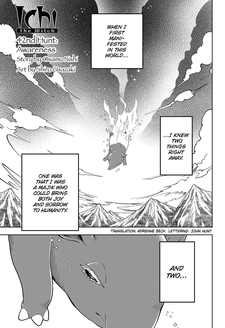 Ichi the Witch Manga Chapter 42 page 1 - Awareness